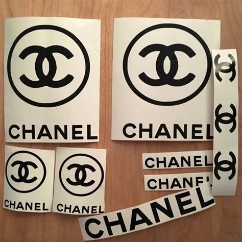 autocollants chanel|Amazon.com: Chanel Stickers Logo Decal.